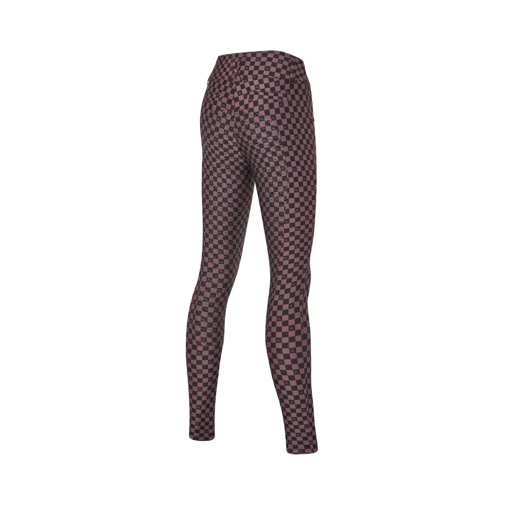 Kingsland KLKristin Ridebukser Hvid F-Grip A-shape fullgrip