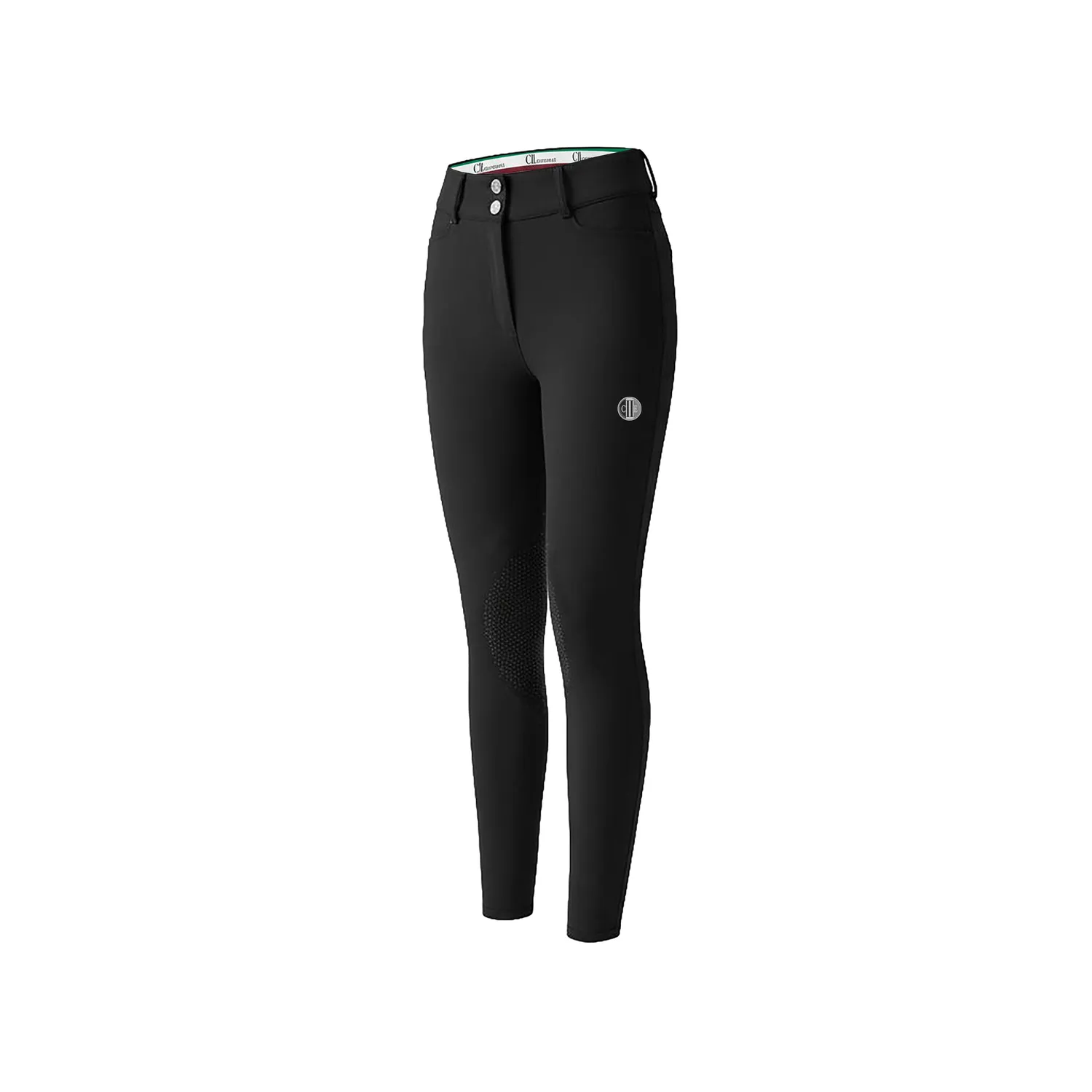 C2E Equestrain Fresno ridebukser sort knægrip