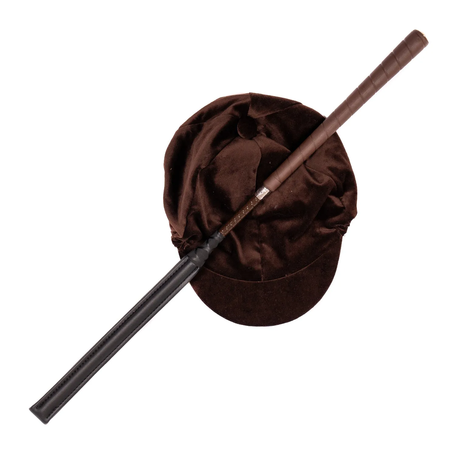 Racesafe Cushion Event Whip ridepisk sort gummigreb
