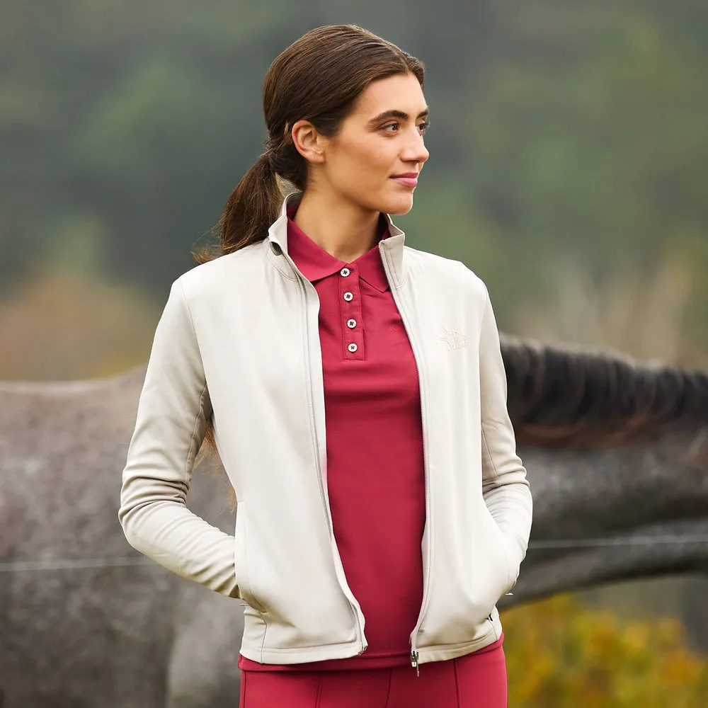 Kingsland KLAlba fleece dame full-zip beige åndbar