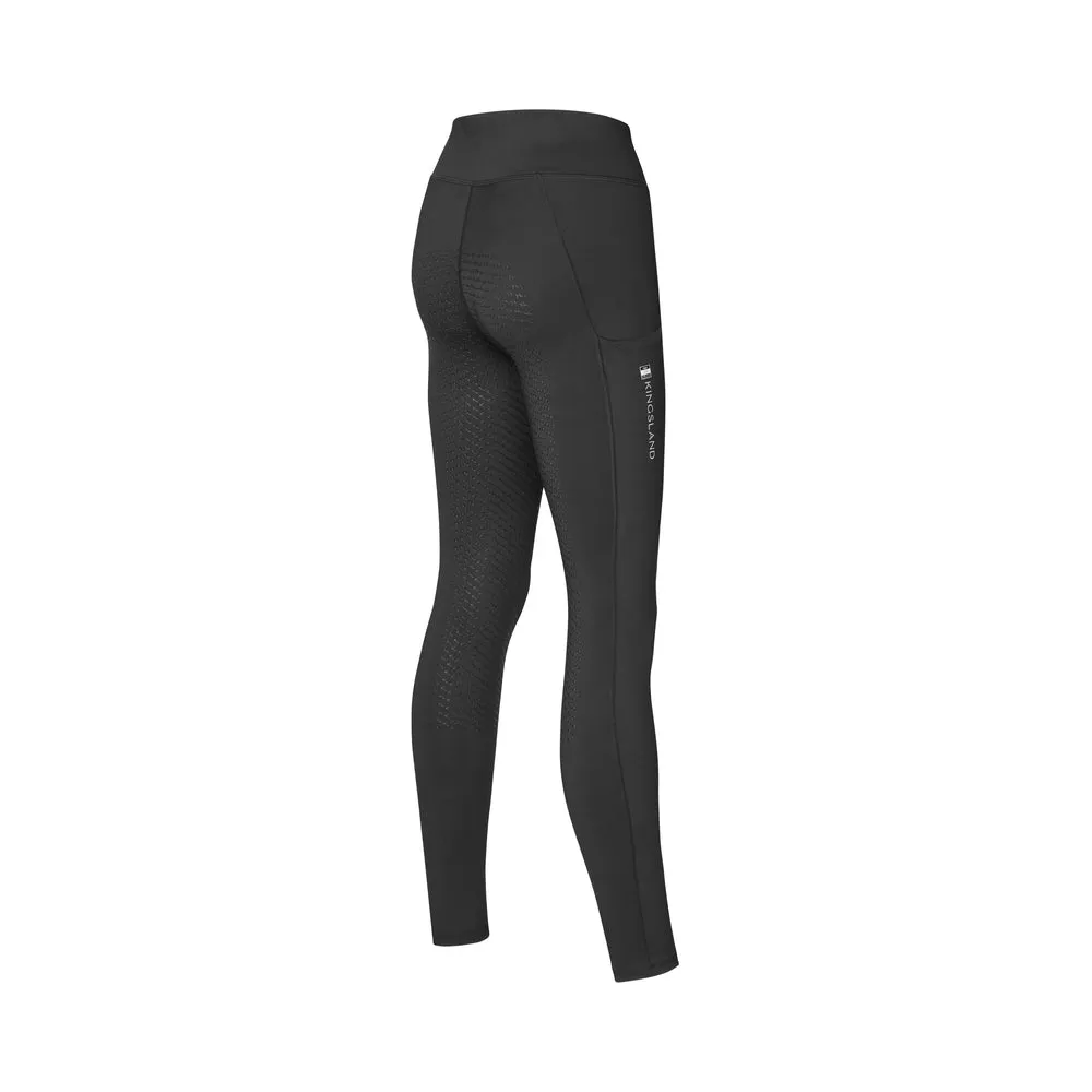 Kingsland Classic ridetights sort full-grip telefonlomme