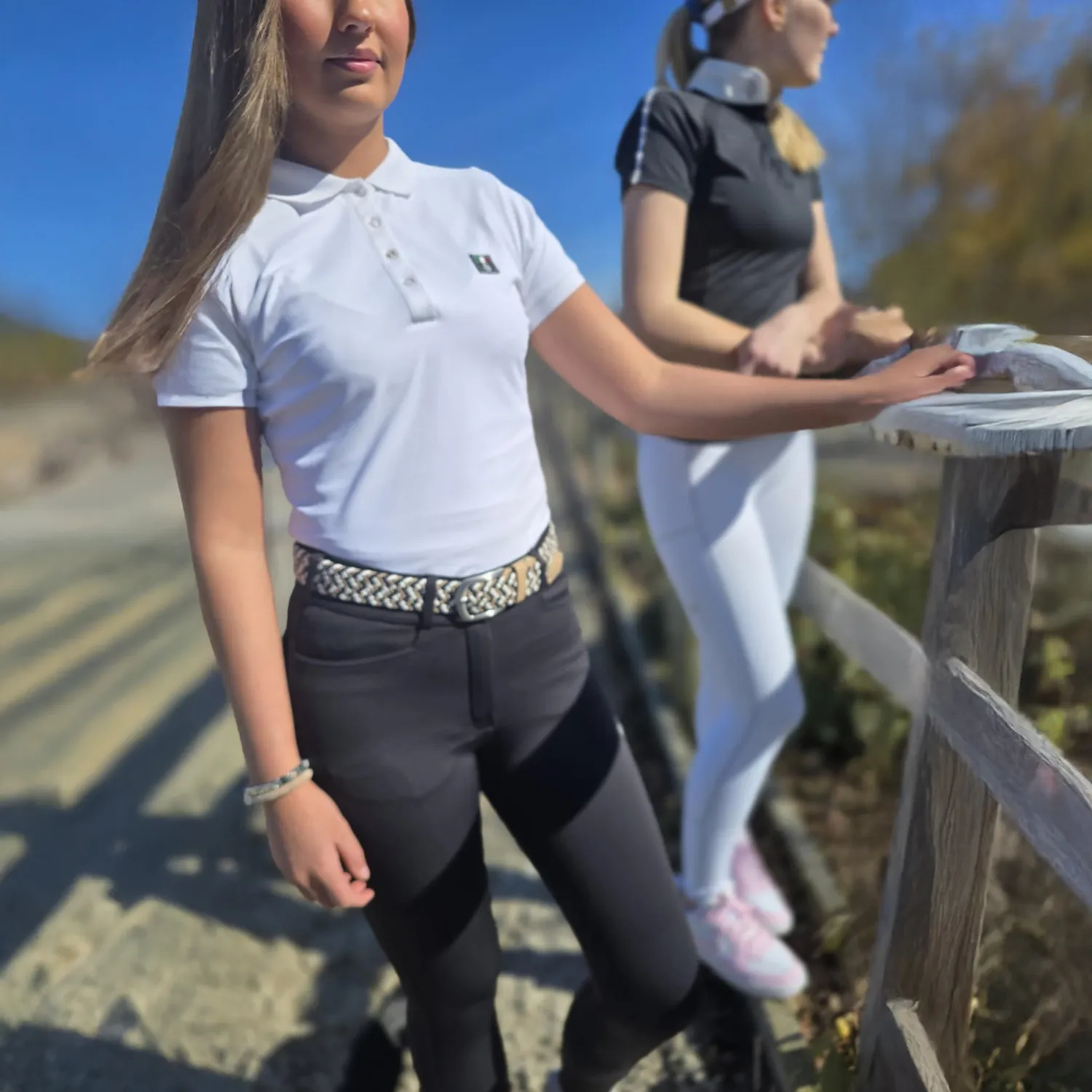 C2E Merced poloshirt hvid dame quickdry