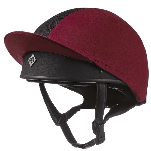 Charles Owen Pro II Plus hjelmovertræk sort medium ventileret