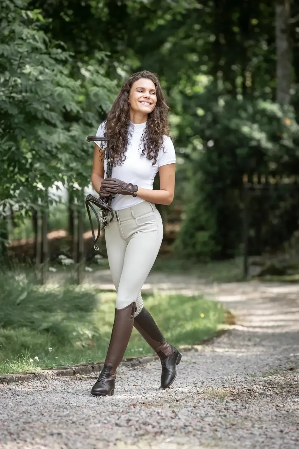 Källquist Candy Micro-X ridebukser beige 38