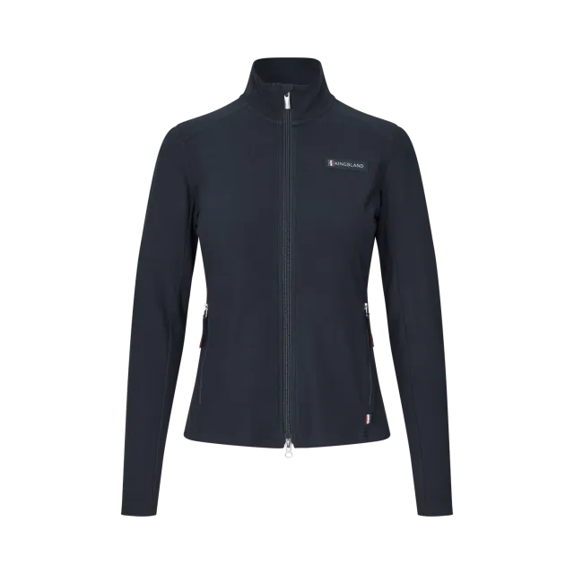 Kingsland KLClassic Fleecejakke Dame Navy XS-XXL ultrablød