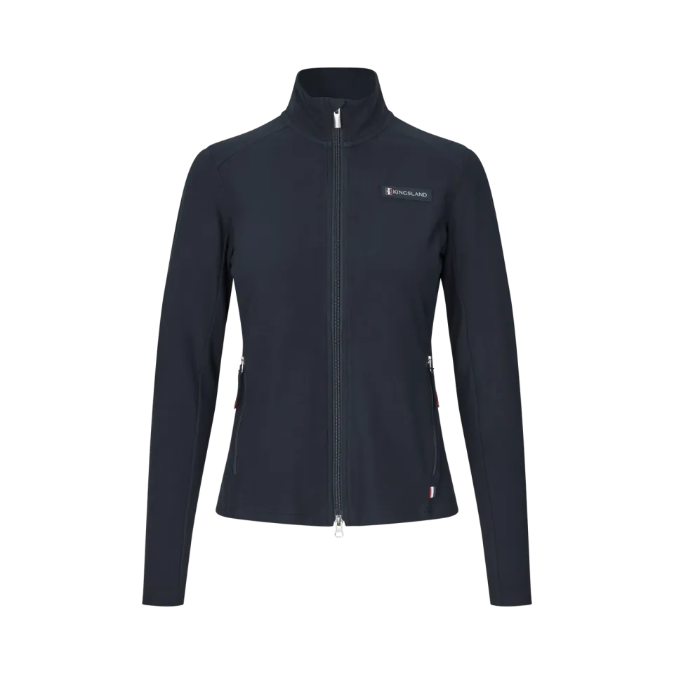 Kingsland KLClassic Fleecejakke Dame Navy XS-XXL ultrablød