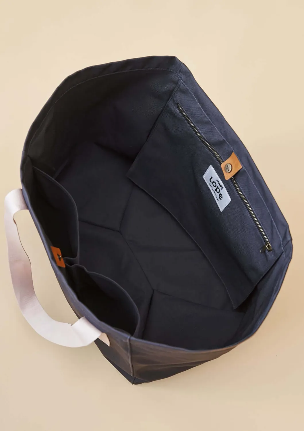 LOPE Tote staldtaske gråsort 900D