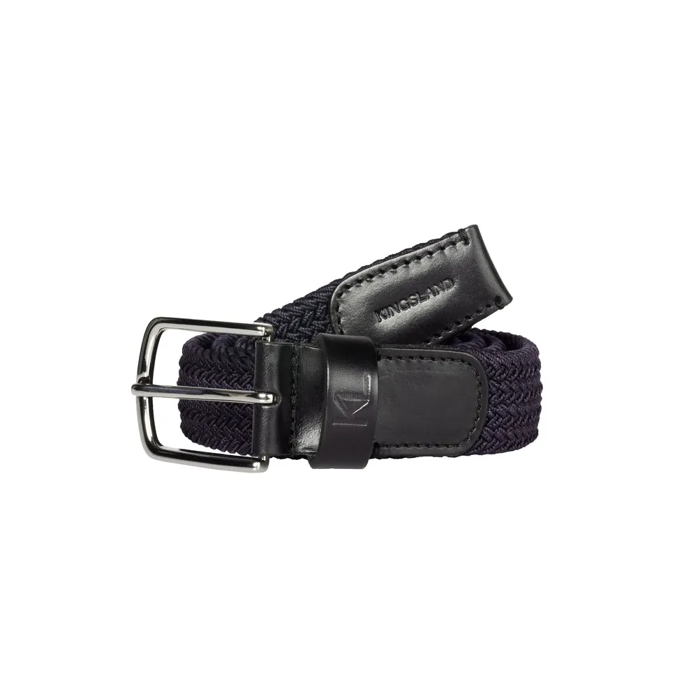 Kingsland KLLeslie flettet elastikbælte Navy 90CM