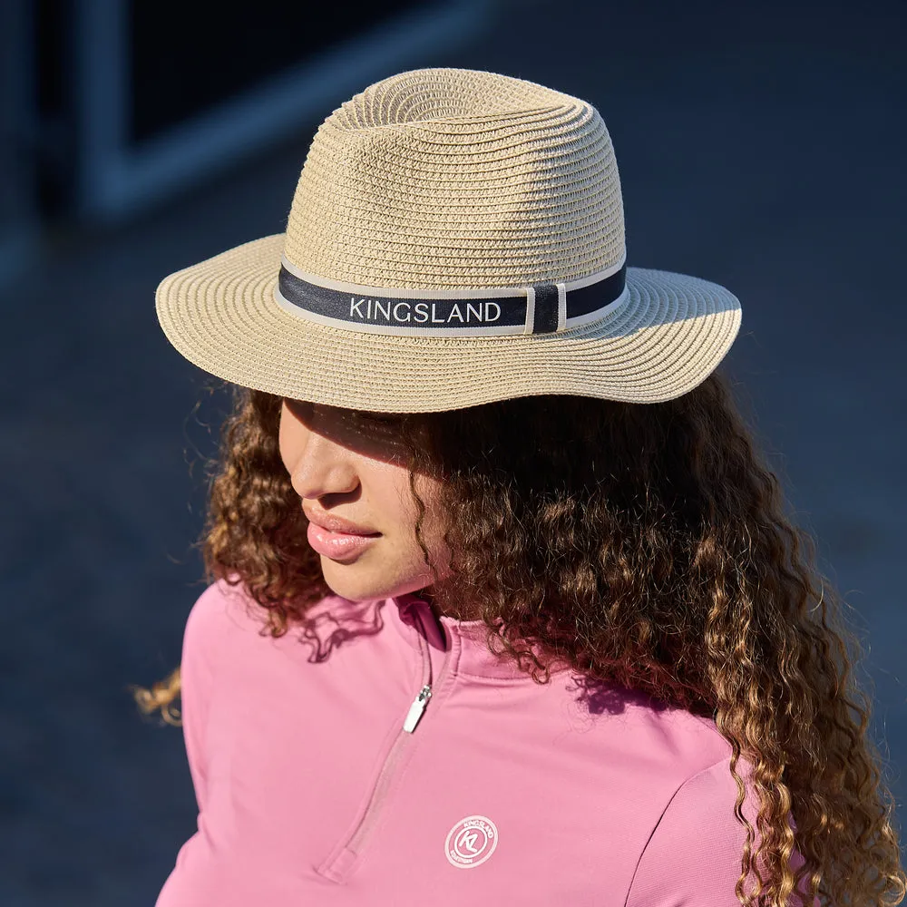 Kingsland KLLori stråhat beige warm sand M/58 flet