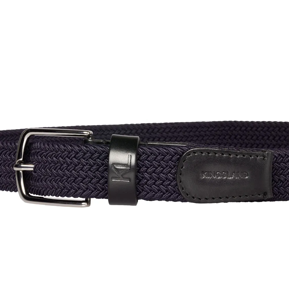 Kingsland KLLeslie flettet elastikbælte Navy 90CM