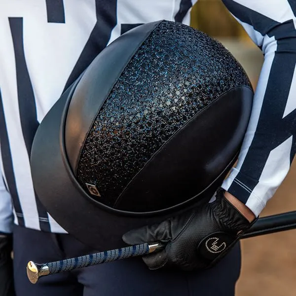 Charles Owen SP8 Plus ridehjelm sort mikrosuede