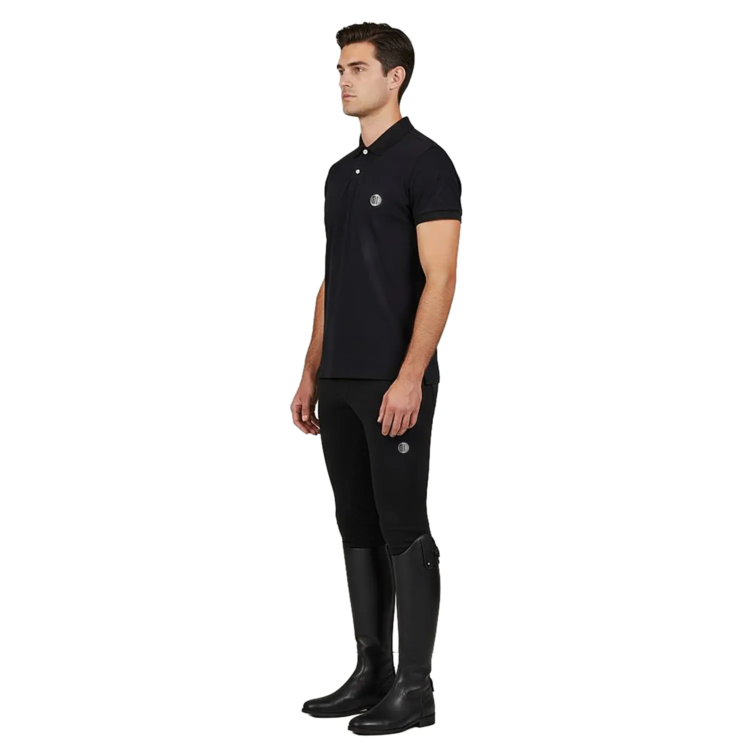 C2E Midtown Poloneck Pique poloshirt sort quickdry