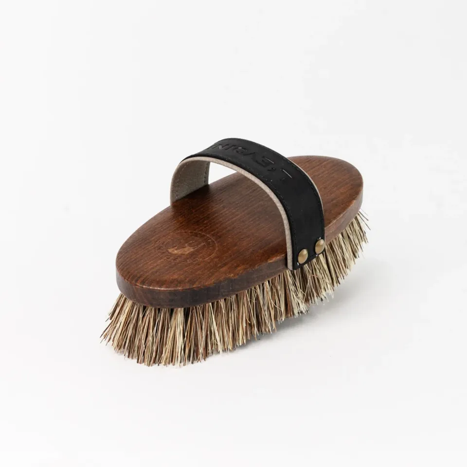 L'Evoine Wurzelbürste rod børste cognac naturfiber