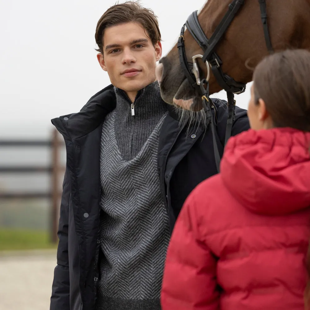 Kingsland KLAndrew striktrøje Dark Grey M uld