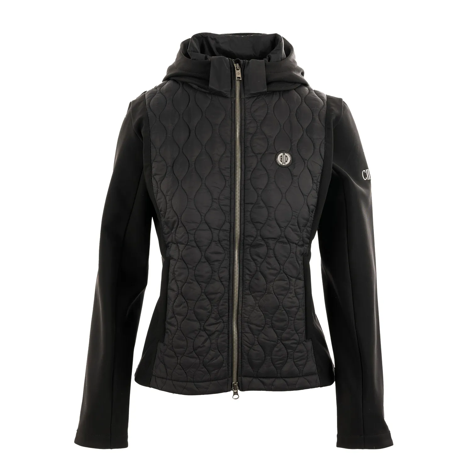 C2E Ripon Softshell Quiltet Ridejakke Sort Varm