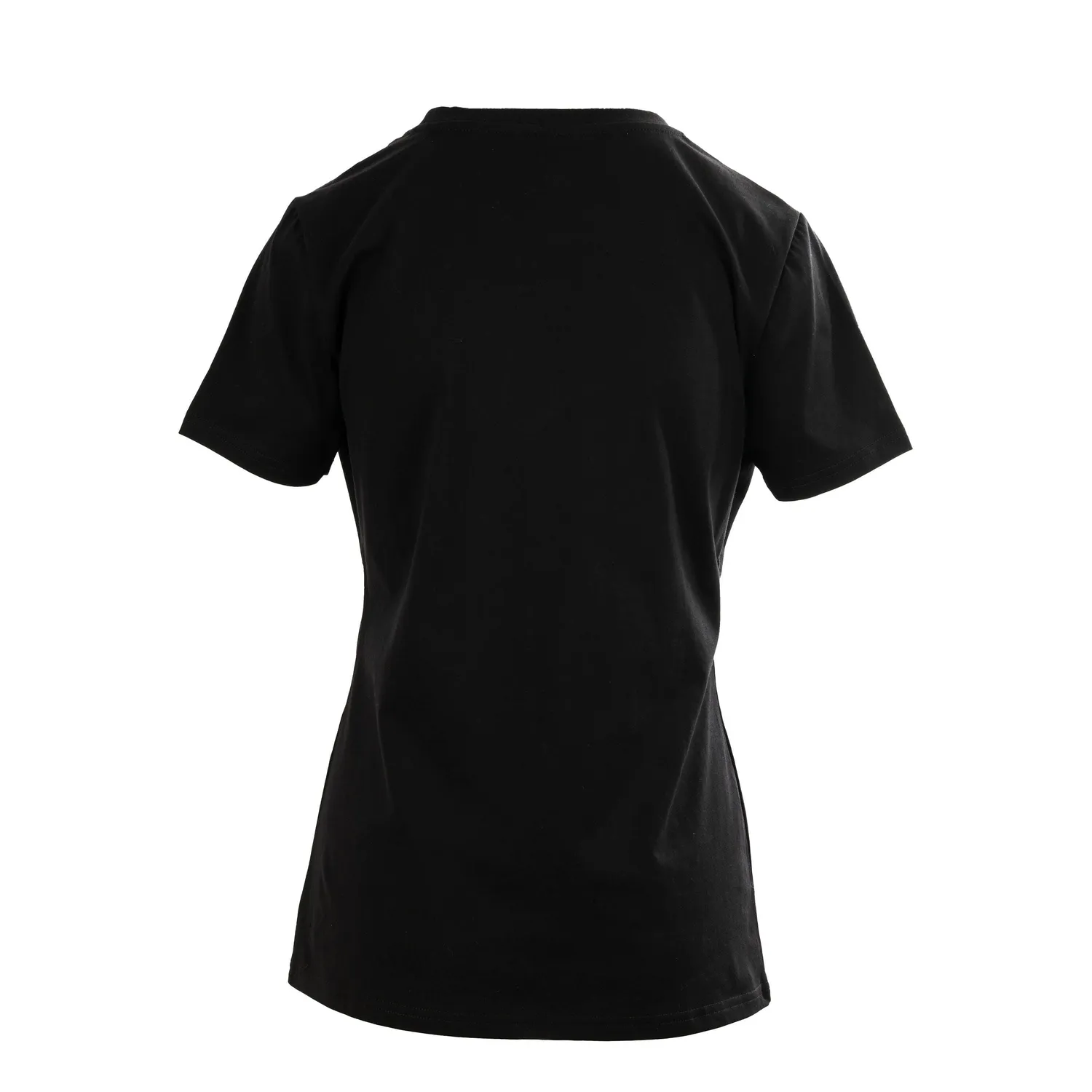 C2E Bucine T-shirt sort dame bomuld broderi