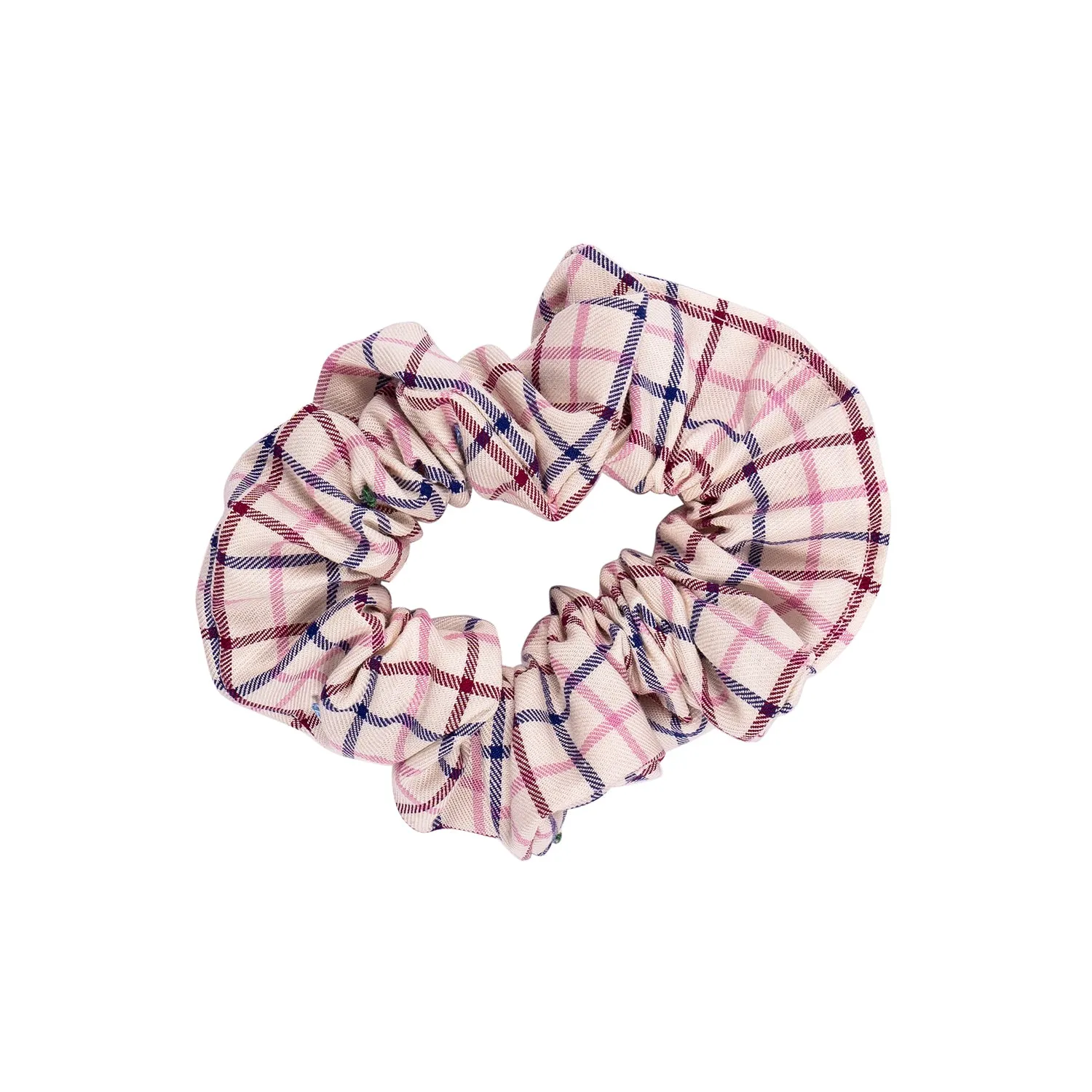 Racesafe Check Scrunchie hårelastik ternet