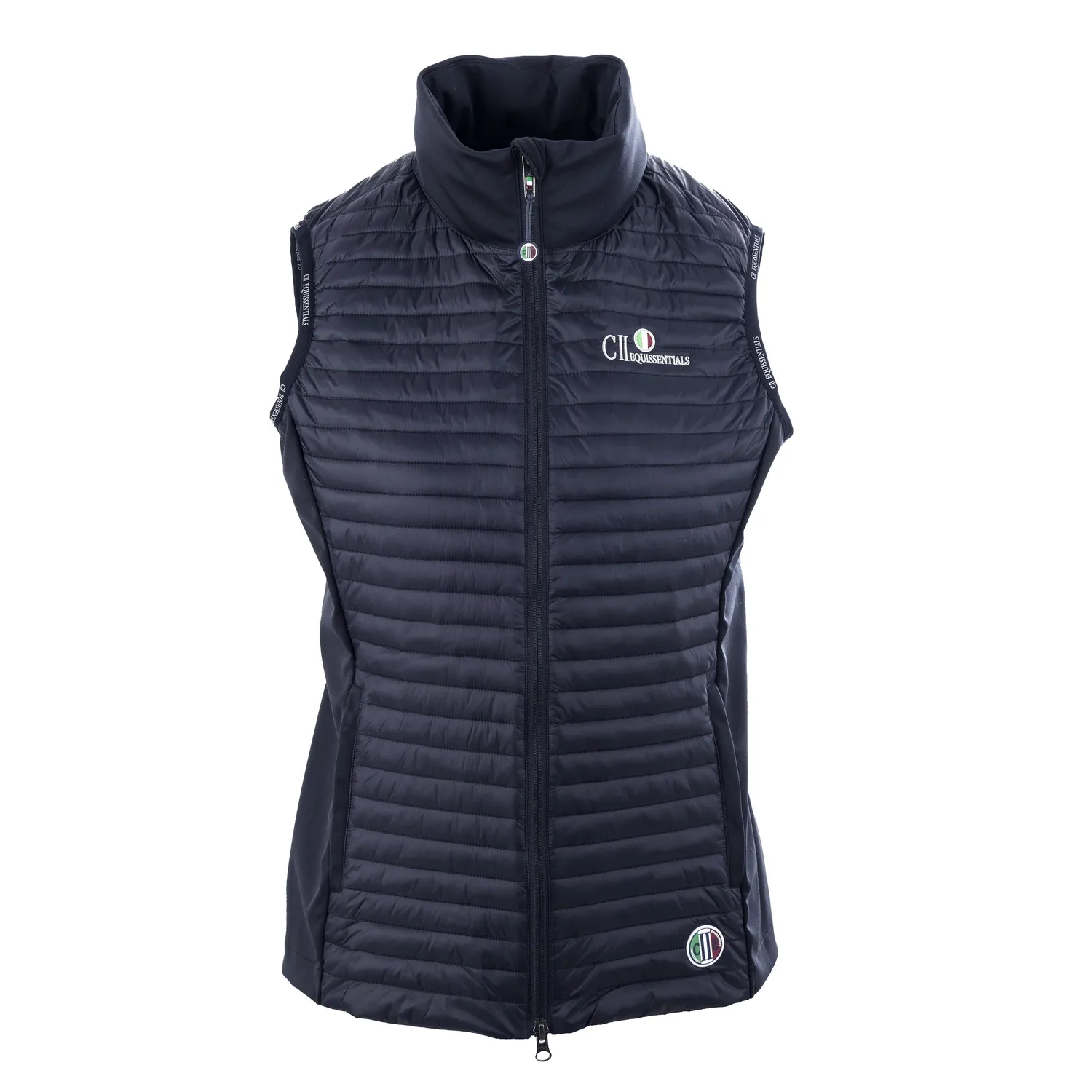 C2E Natomas Ridevest quiltet Black Iris softshell dame