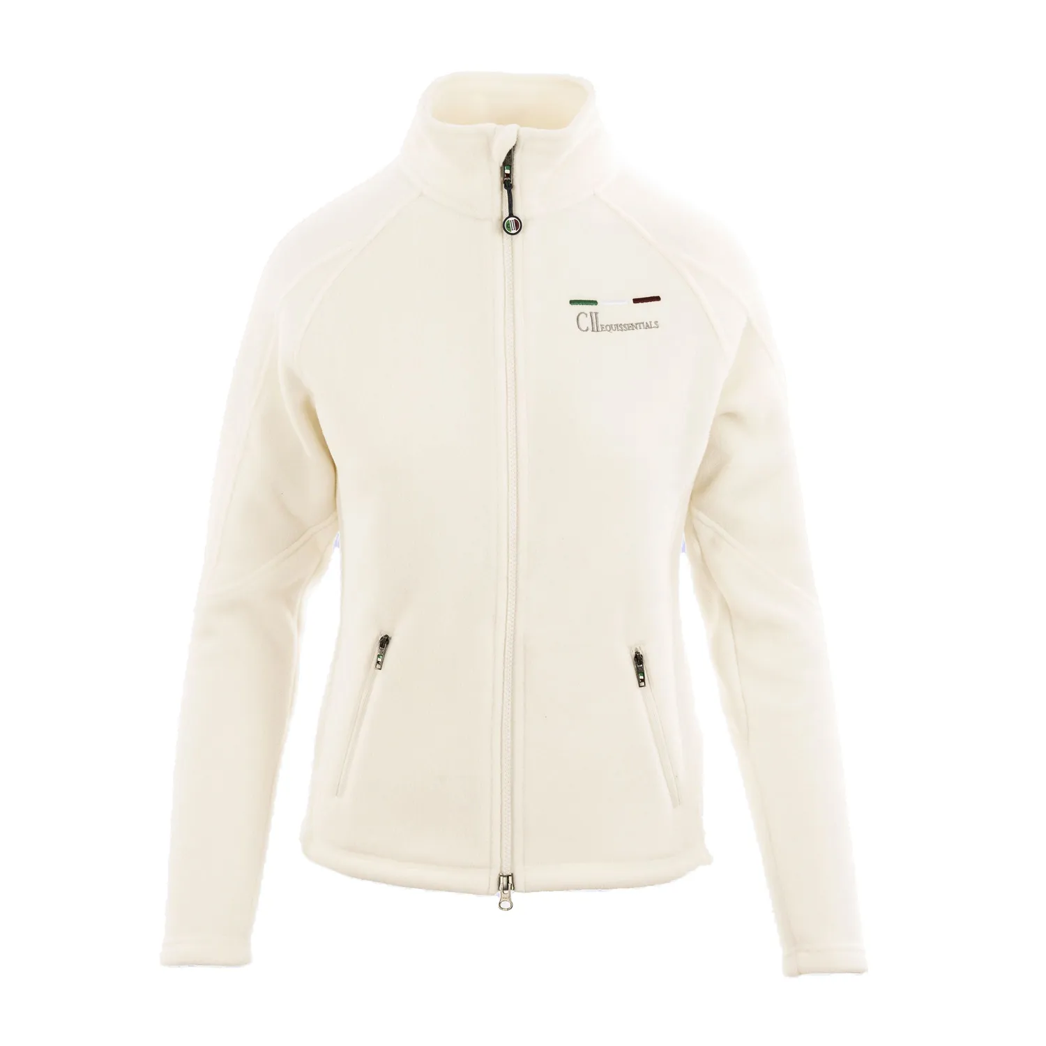 C2E Santa Clara fleecejakke offwhite genbrugspolyester