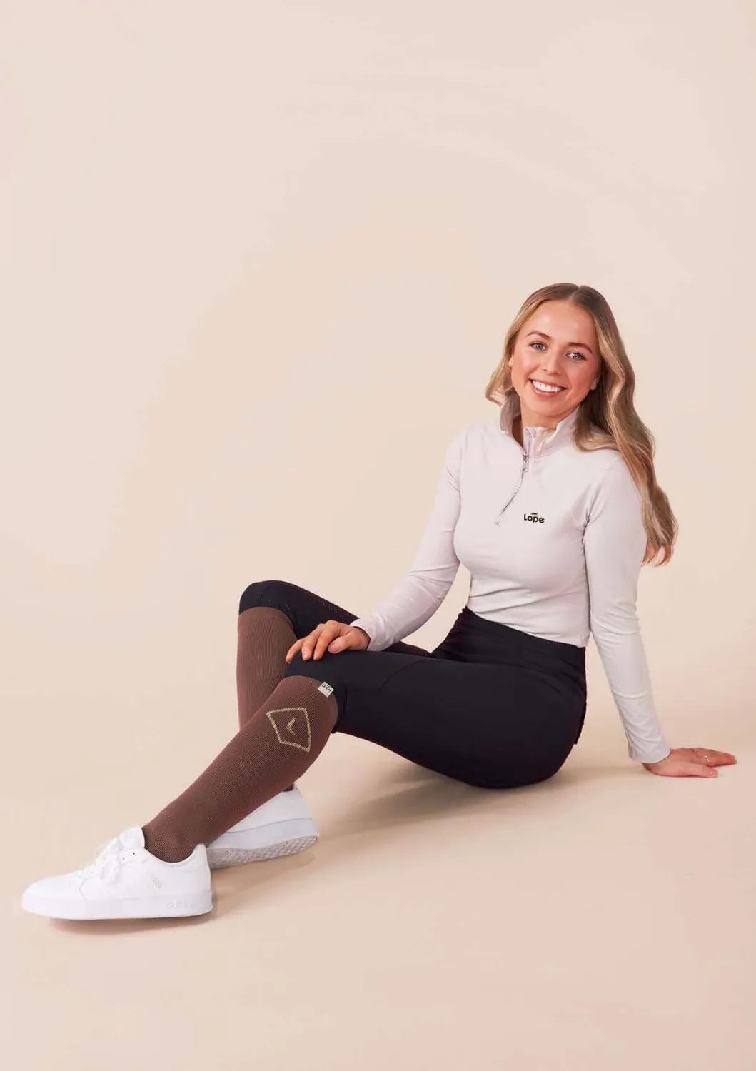 LOPE Equestrian sportssokker toffee 36-42