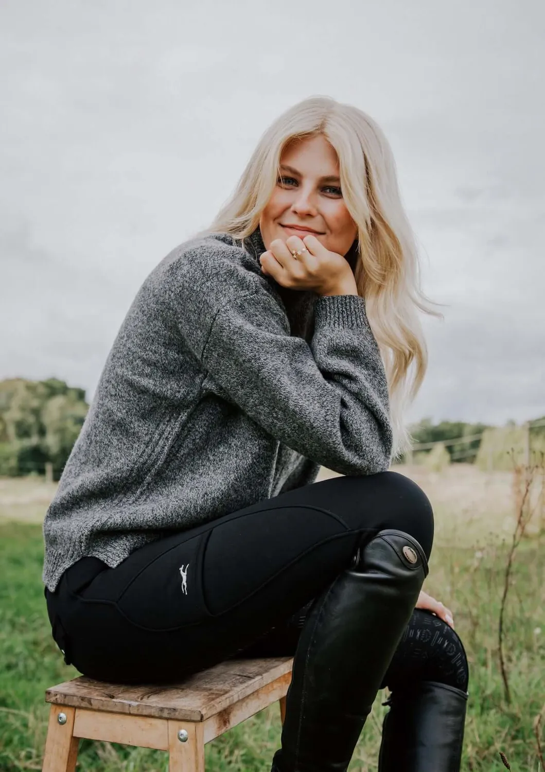 Lope The Flow Winter ridebukser sort med fleece