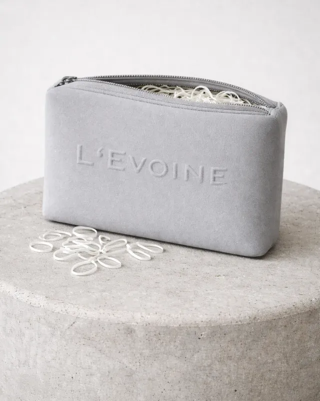 L'Evoine Le Bain strigletaske gris perle neopren 25cm