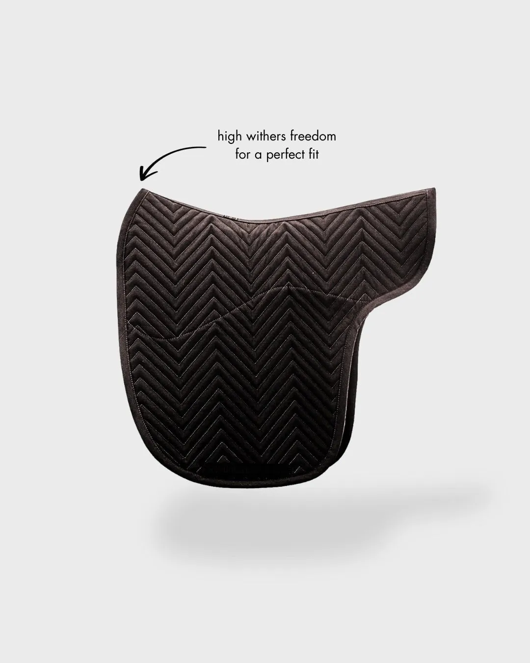 L'Evoine Island sadelunderlag alpaka fleece noir