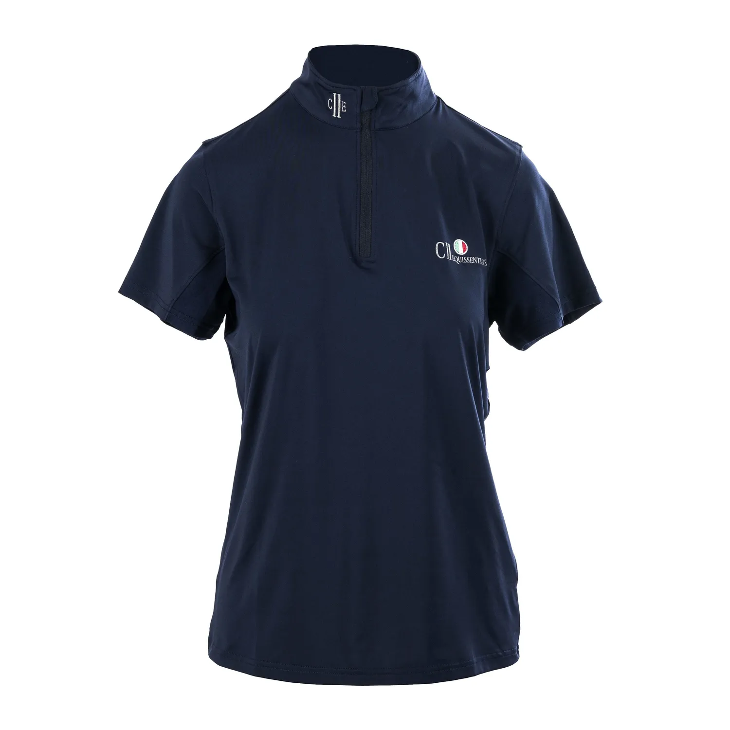 C2E Bakersfield Stævneskjorte zip navy XXS-XXL