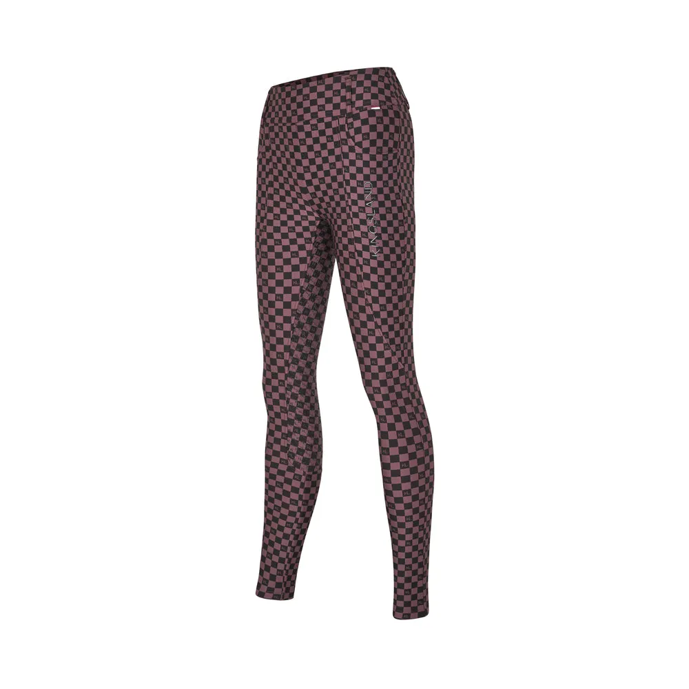 Kingsland KLKristin Ridebukser Hvid F-Grip A-shape fullgrip