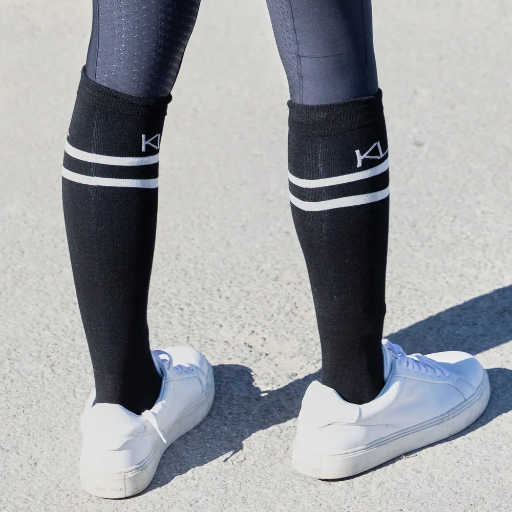 Kingsland KLLizette ridestrømper sort Coolmax