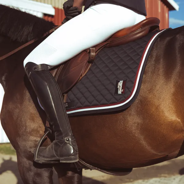 Kingsland Classic springsadelunderlag hvid quick-dry