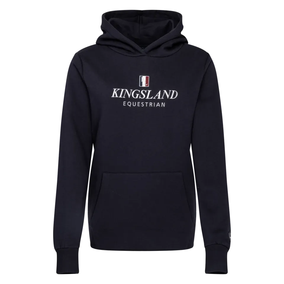 Kingsland Classic Sweat Junior hættetrøje Navy blød