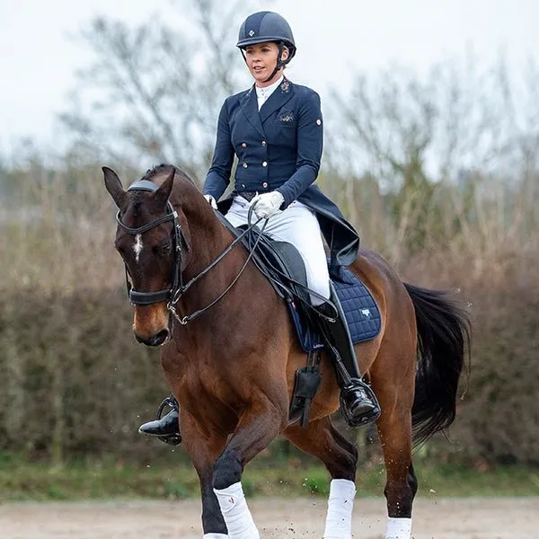 Charles Owen Ayr8 Plus ridehjelm sort 57 leather-look