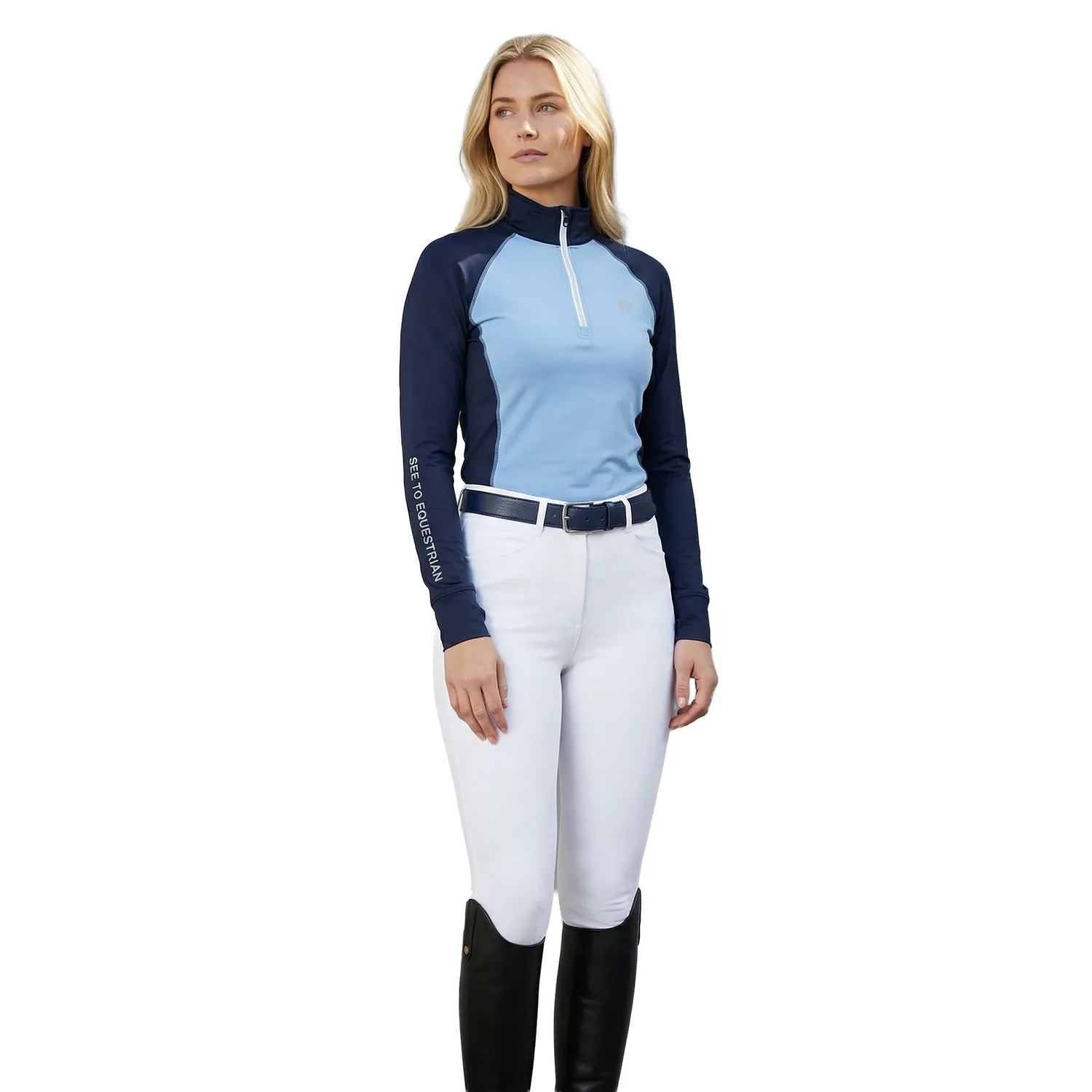 C2E Equestrain Queens Park træningstrøje navy Black Iris
