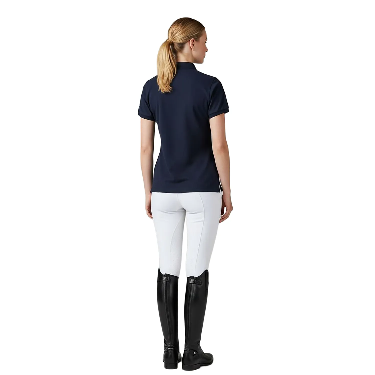 C2E Merced pique poloshirt navy quickdry