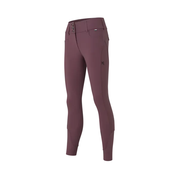 Kingsland KLKimi A-Shape Mid Waist F-Grip ridebukser Blue Sargasso Sea
