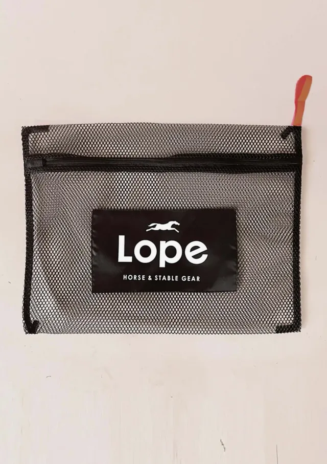 LOPE Mesh Bag vaskepose 40x30 cm sort