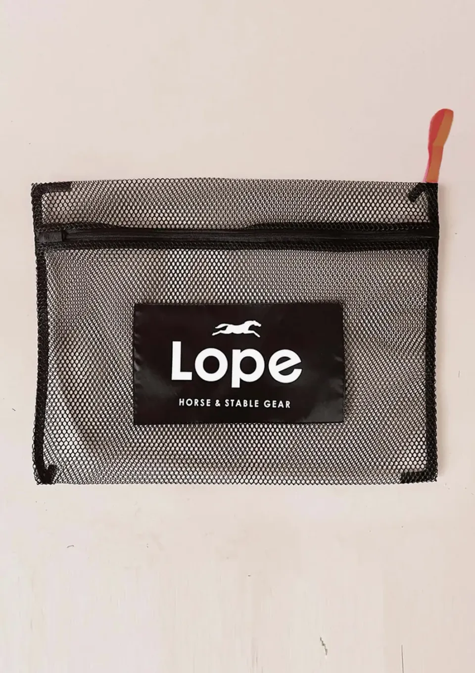 LOPE Mesh Bag vaskepose 40x30 cm sort