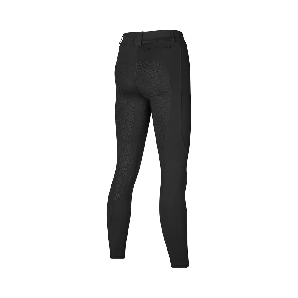Kingsland KLKaya ridebukser H-shape full-grip sort 38 quick-dry