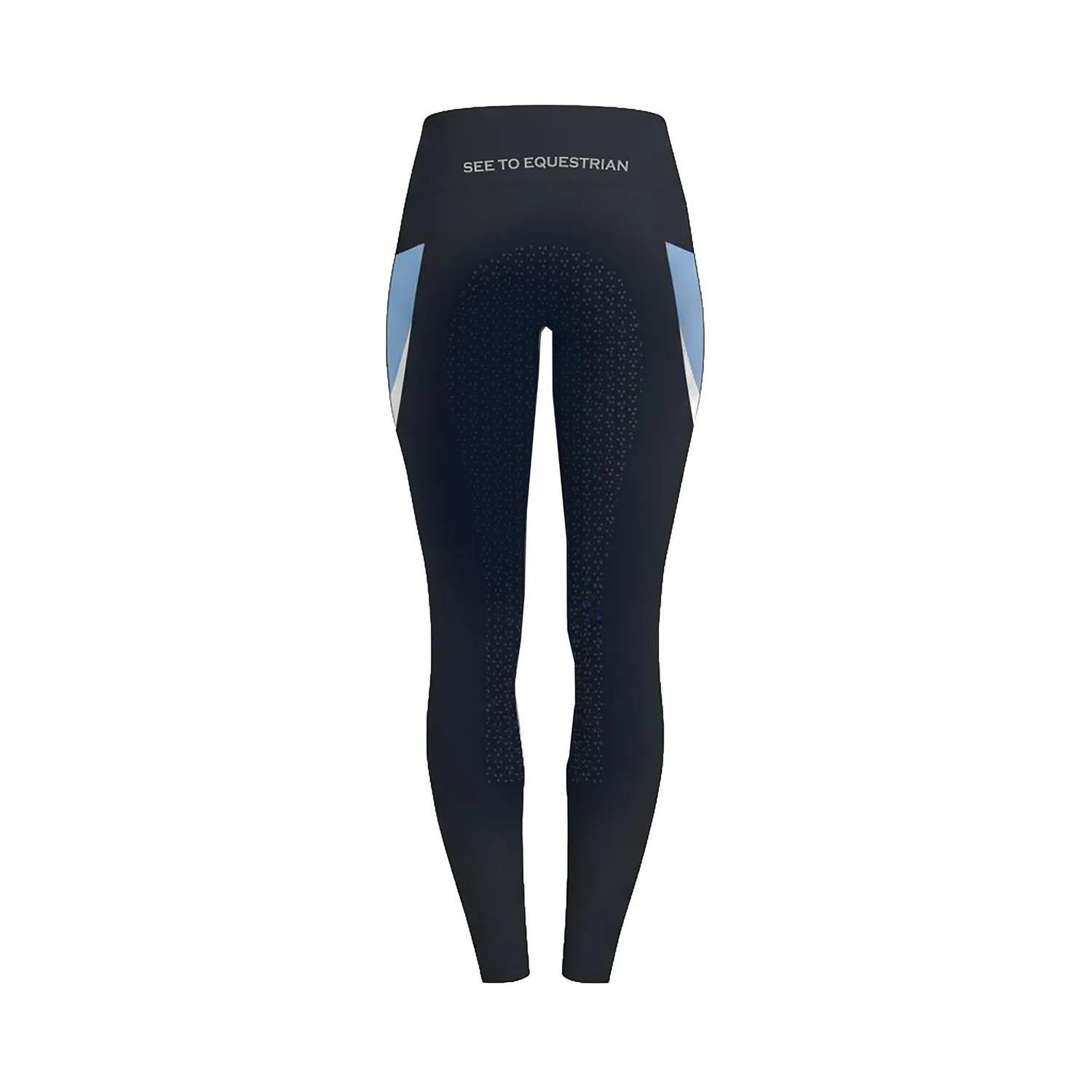 C2E Bridge ridetights full grip navy colorblock