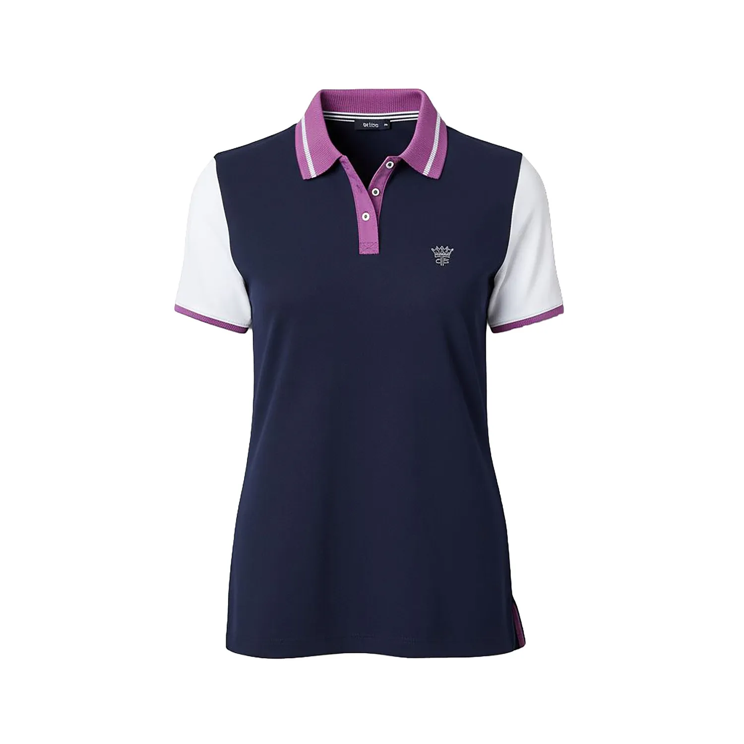 C2E Equestrain Liverpool polo navy teknisk piqué