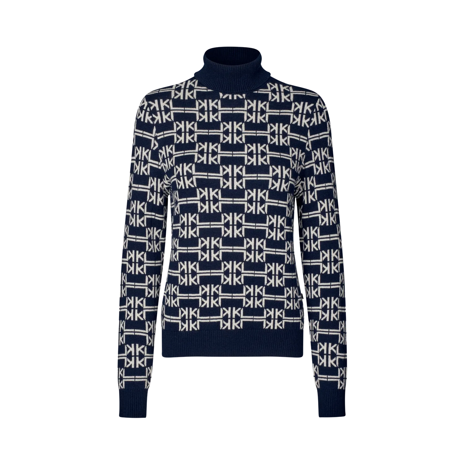 Kingsland KLAnnabella rullekrave evening blue uldmix