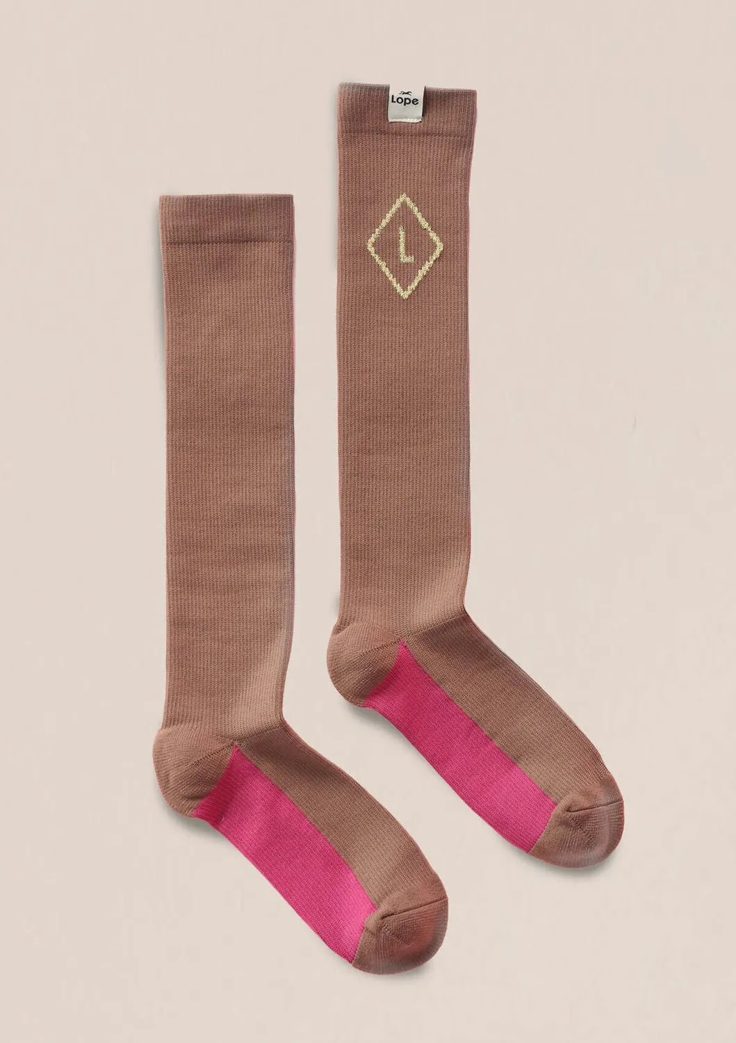 LOPE Equestrian sportssokker toffee 36-42