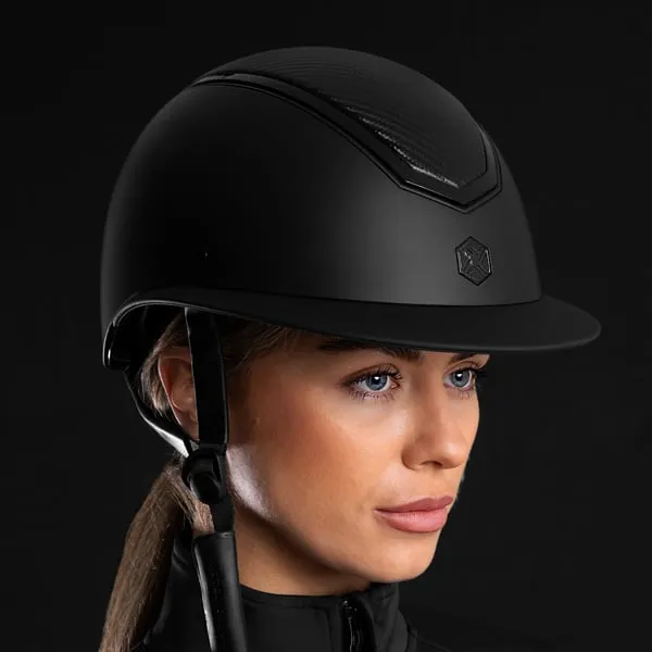 Charles Owen Aztec Diamond Kylo ridehjelm medium navy