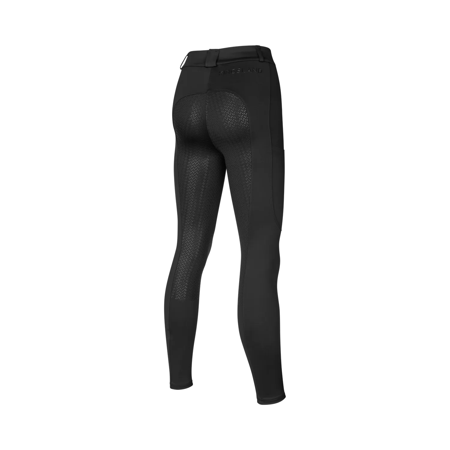 Kingsland KLKaya ridebukser full-grip sort str. 38 tætsiddende