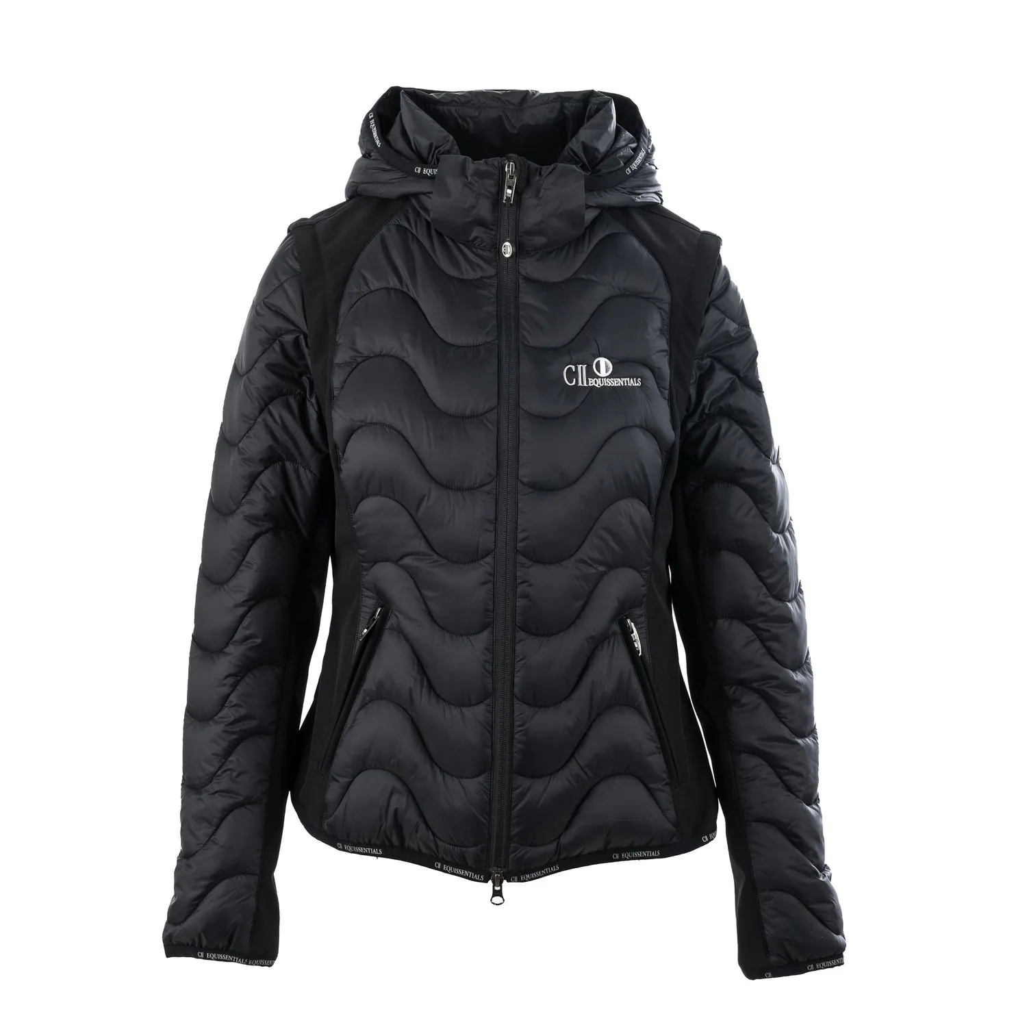C2E Carpinteria 2-i-1 jakke bodywarmer sort
