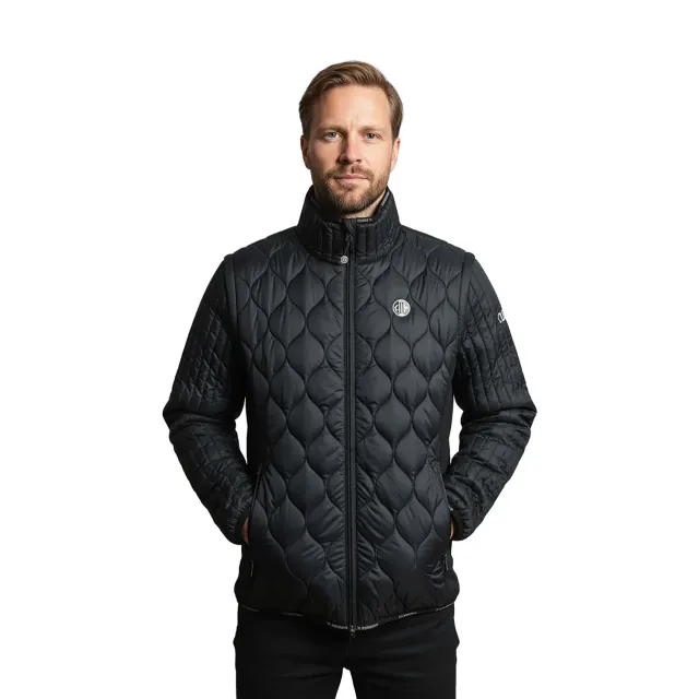 C2E Equestrain Colfax 2-i-1 jakke sort vandafvisende