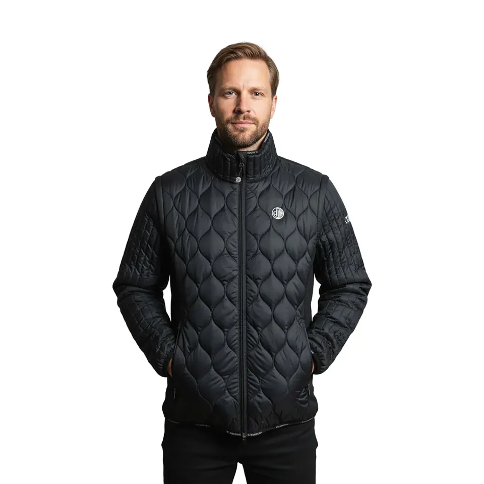 C2E Equestrain Colfax 2-i-1 jakke sort vandafvisende