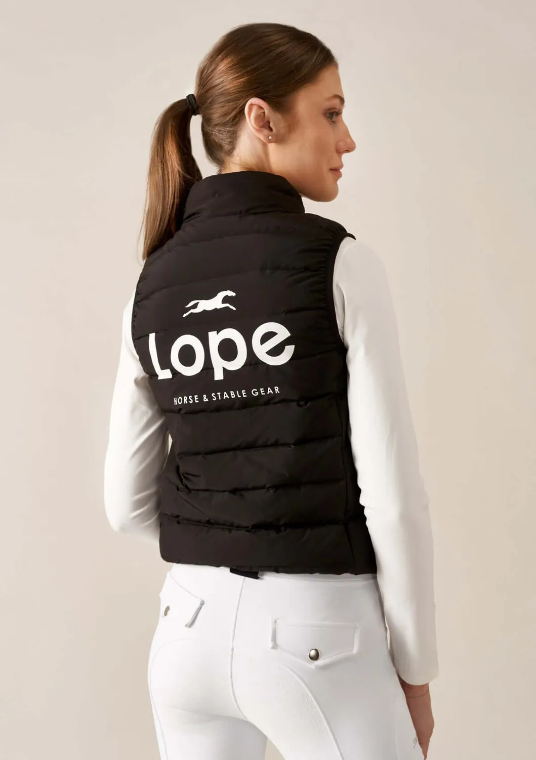 LOPE Team Vest dunvest sort ridevest XS-XXL