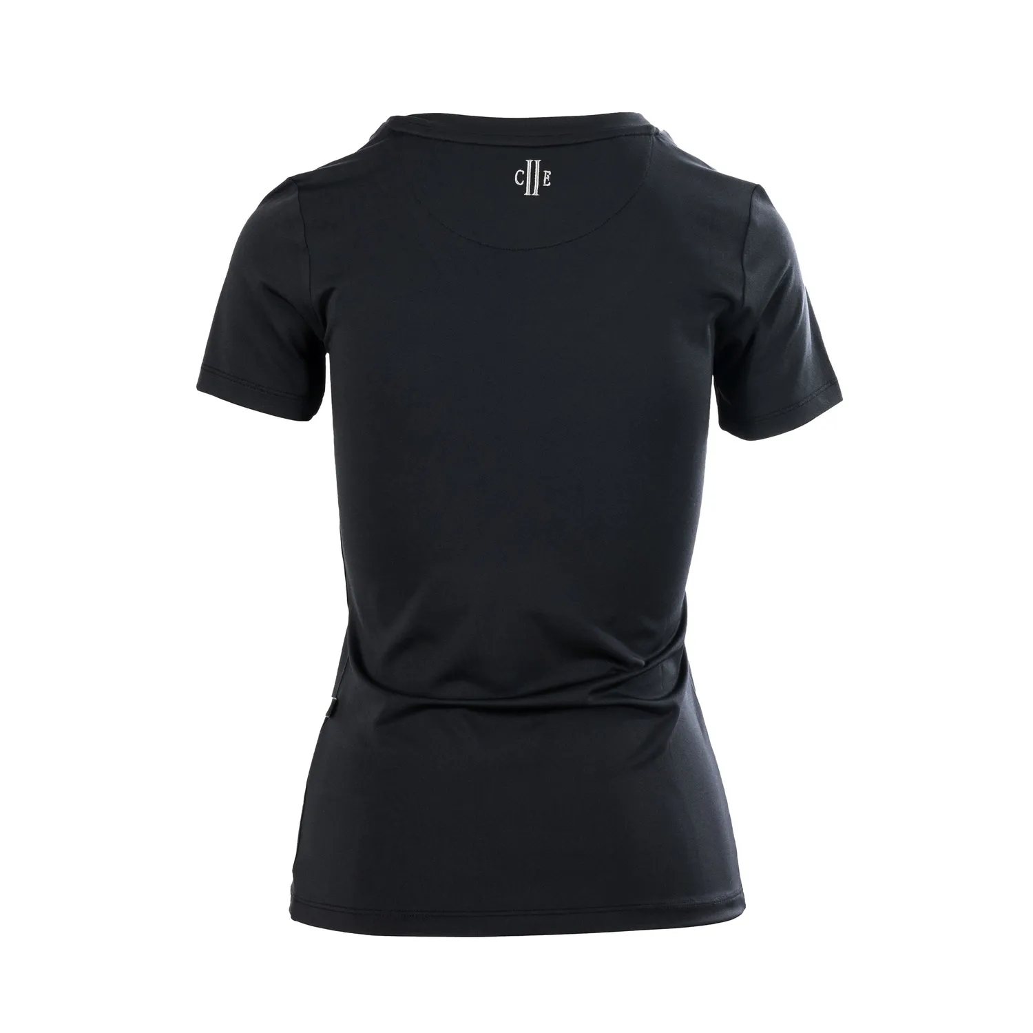C2E Equestrain Atwater t-shirt sort dame V-hals
